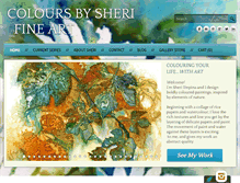 Tablet Screenshot of coloursbysheri.com